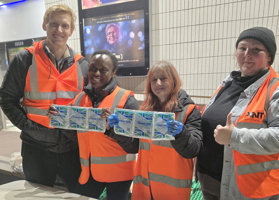 SMI donates gel packs to support homeless charity