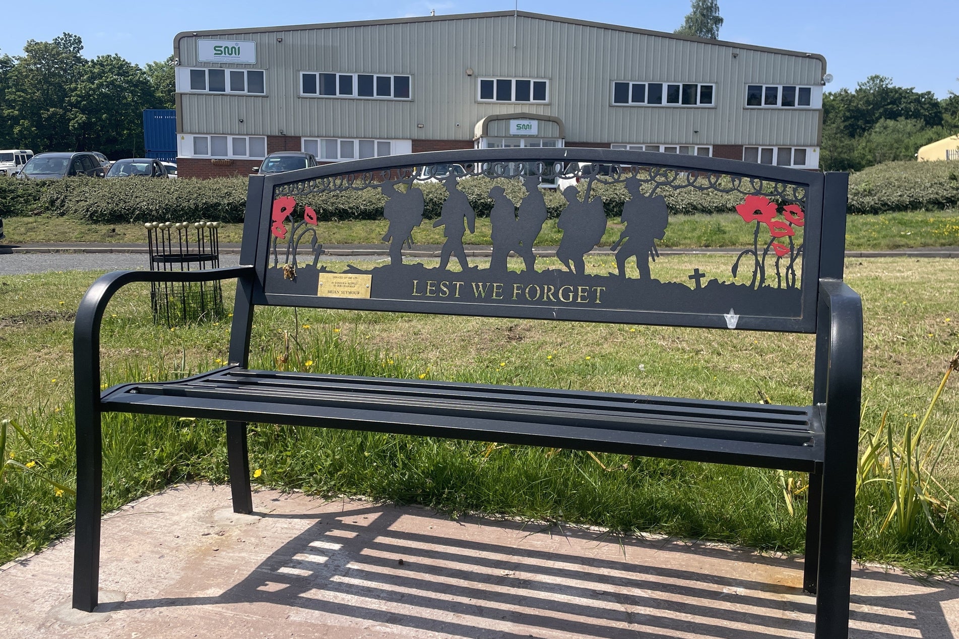 We're proud to fund memorial benches for our Armed Forces