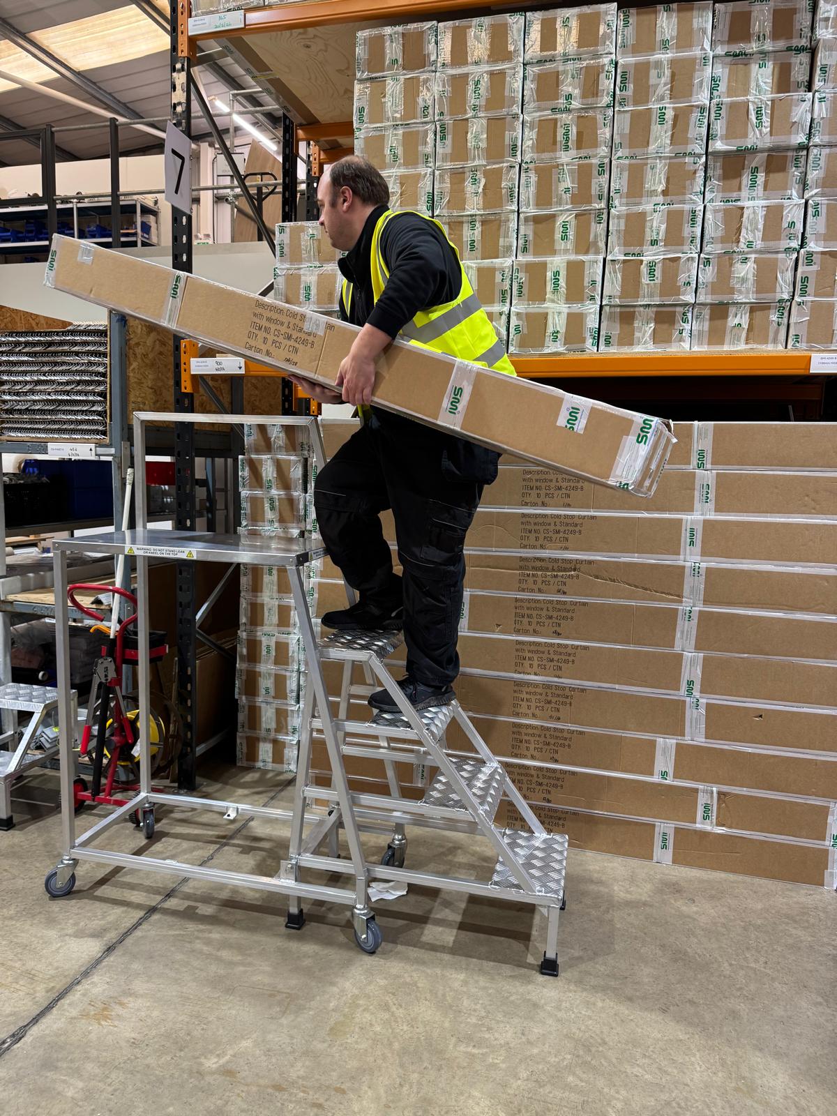 Safe Four Step Trolley