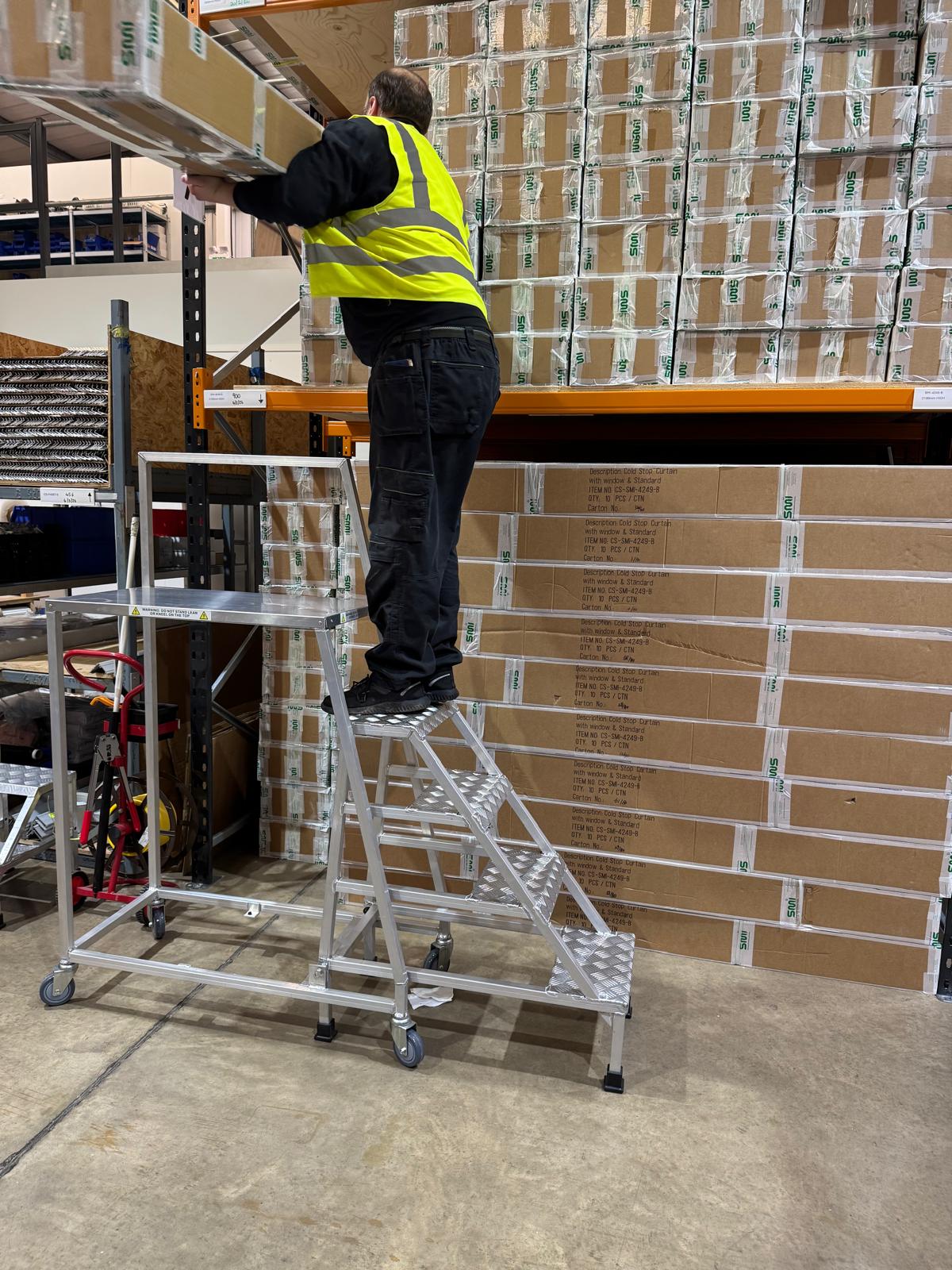 Safe Four Step Trolley