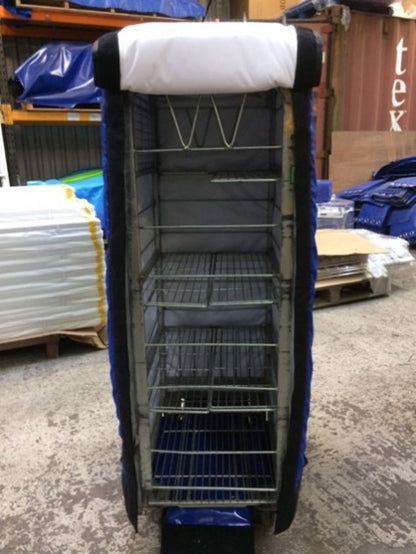 Roll Cage Cover 770 x 900 x 1660 Blue/White (CLEARANCE)